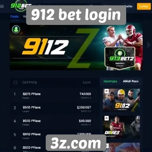 Depósitos e retiradas no 912 bet login